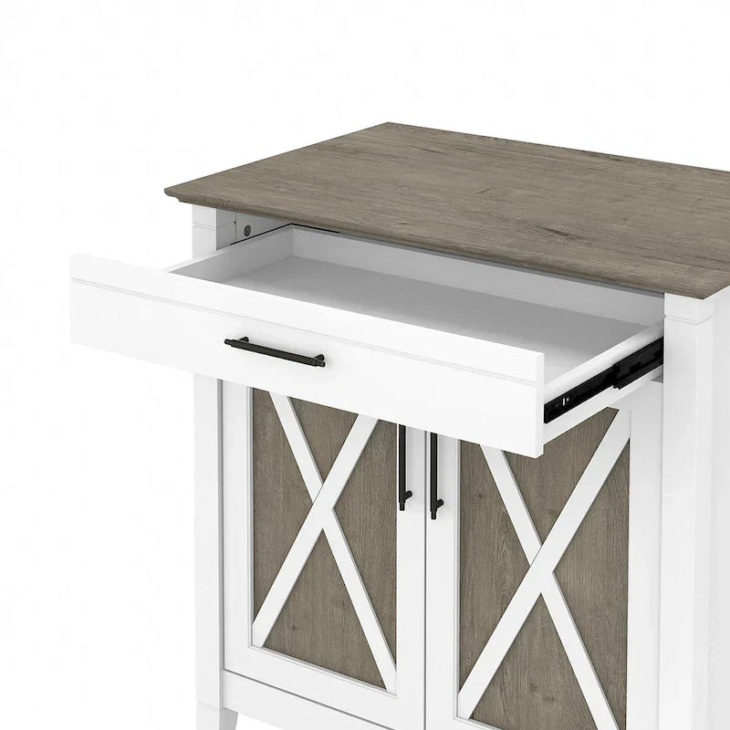 Secrétaire Key West avec meuble de rangement Bush Furniture