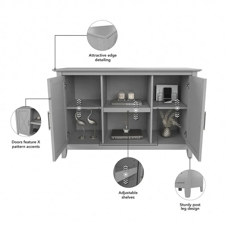 Meuble d'appoint avec portes Key West par Bush Furniture