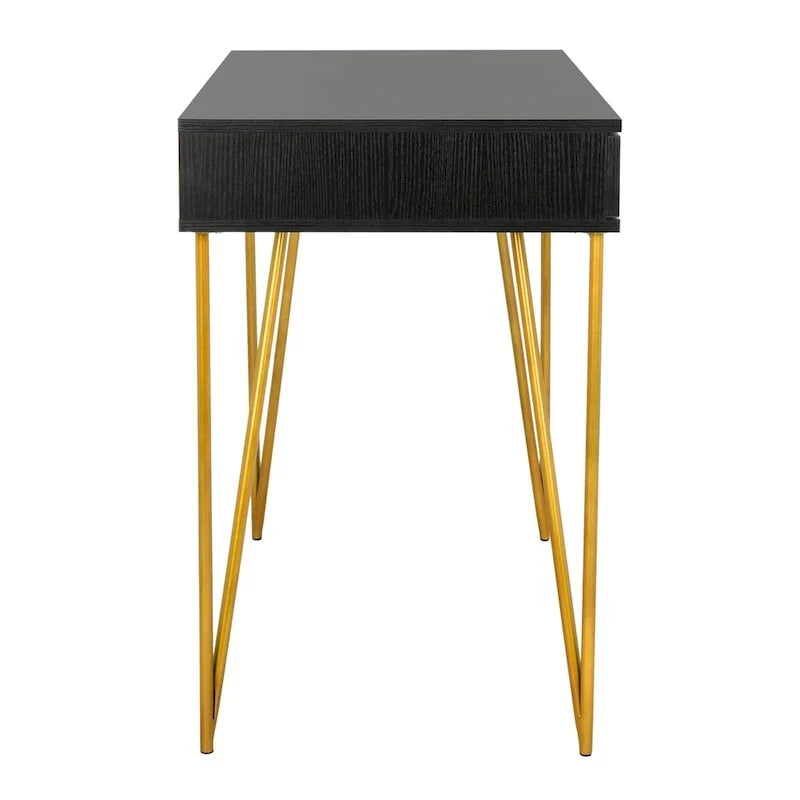 SAFAVIEH Ladonna Bureau 2 tiroirs en pin naturel