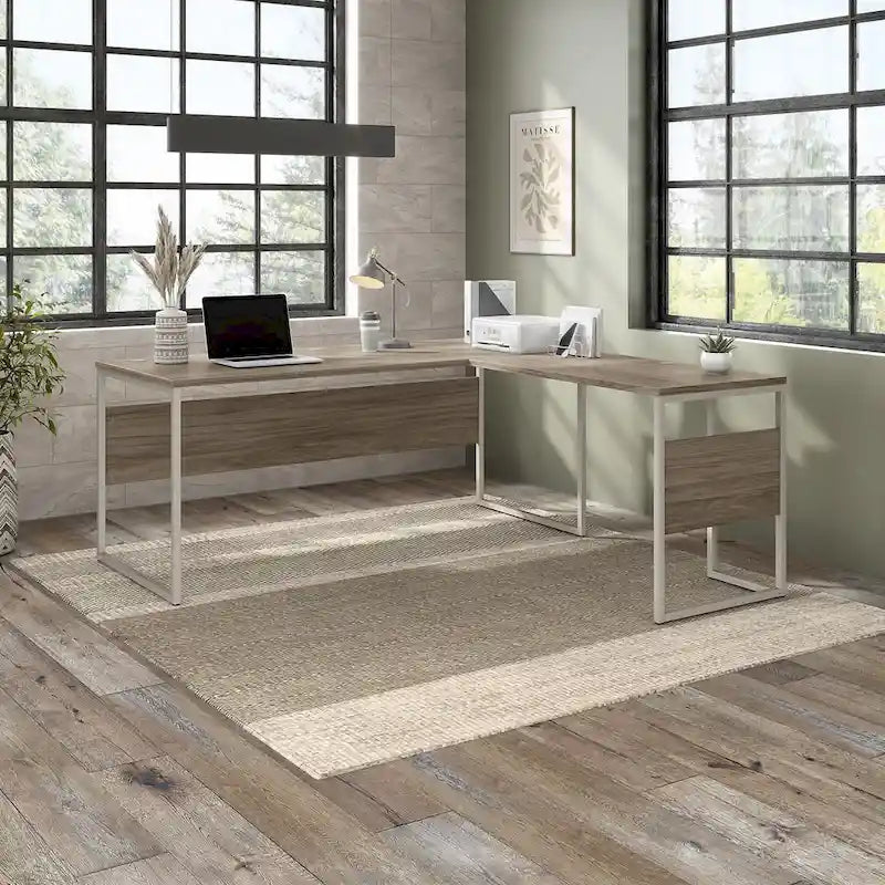 Bureau en L Hybrid de 72 po L x 30 po P de Bush Business Furniture