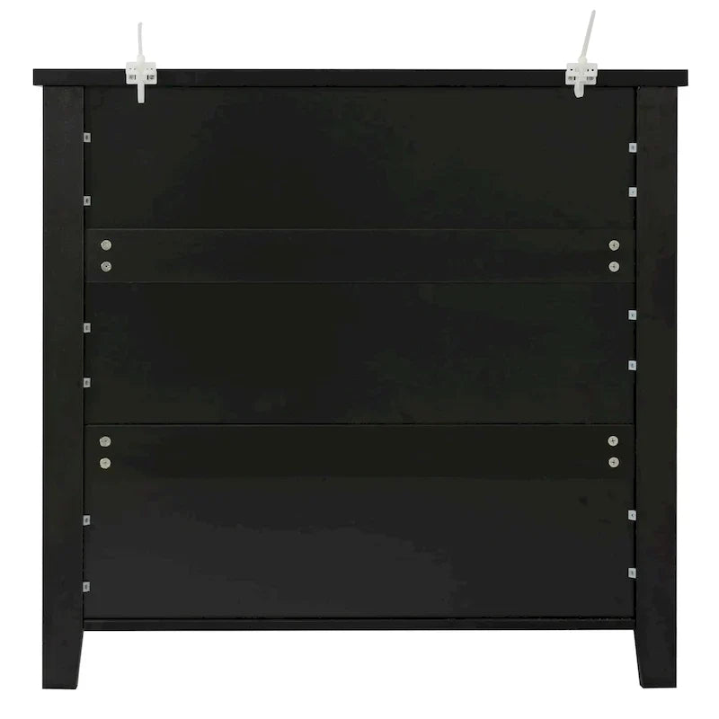 Commode, Armoire de chambre à coucher avec poignées rétro en forme de coquille