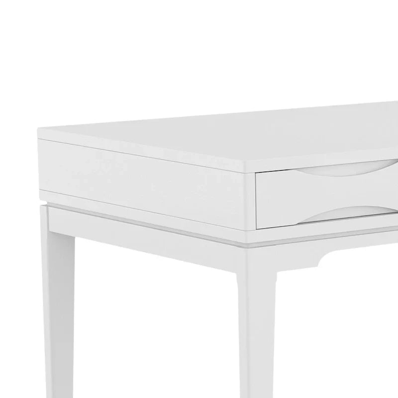 WYNDENHALL Pearson Bureau d'écriture professionnel en bois massif de 152 cm de large, style moderne du milieu du siècle