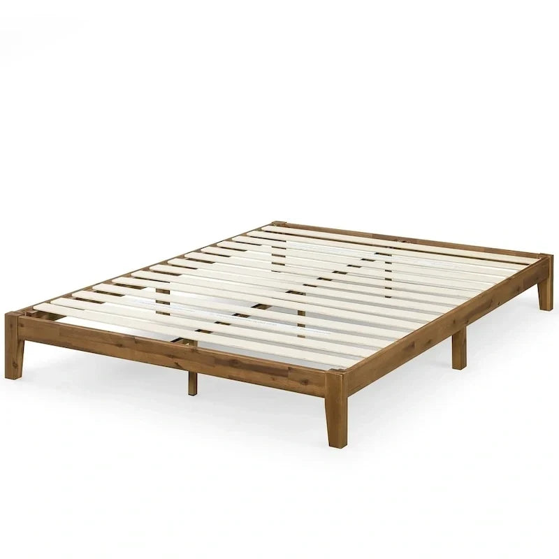 Lit plateforme en bois Carson Carrington Hjalta de 25,4 cm, style mi-siècle