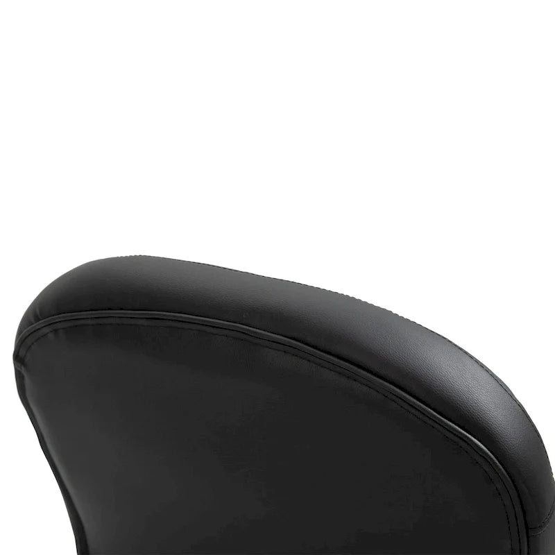 Vinsetto Chaise de Bureau en Faux Cuir, Dossier Matelassé, Roulettes Pivotantes, Chaise de Travail avec Accoudoirs Réglables en Hauteur