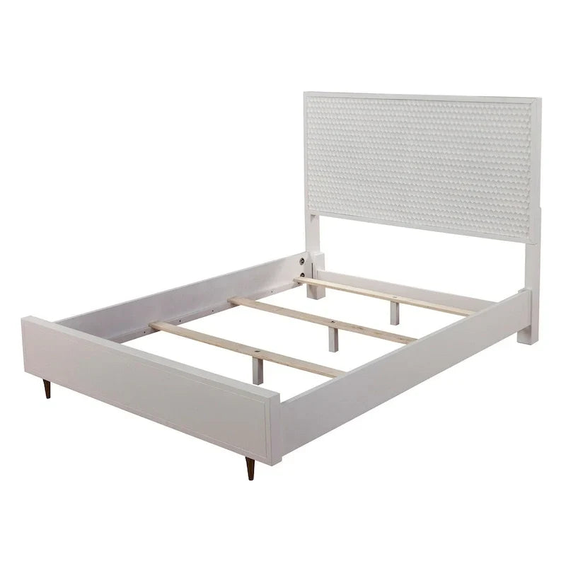 Lit panneau Origins, perle blanche alpine