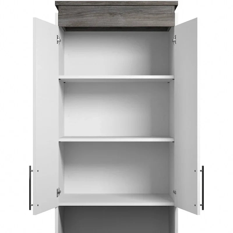 Meuble de rangement haut Orion avec tiroirs et tablette coulissante de Bestar