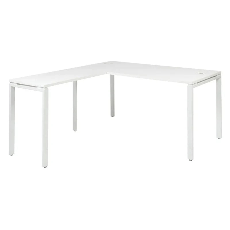 Bureau d'ordinateur d'angle en métal Prado