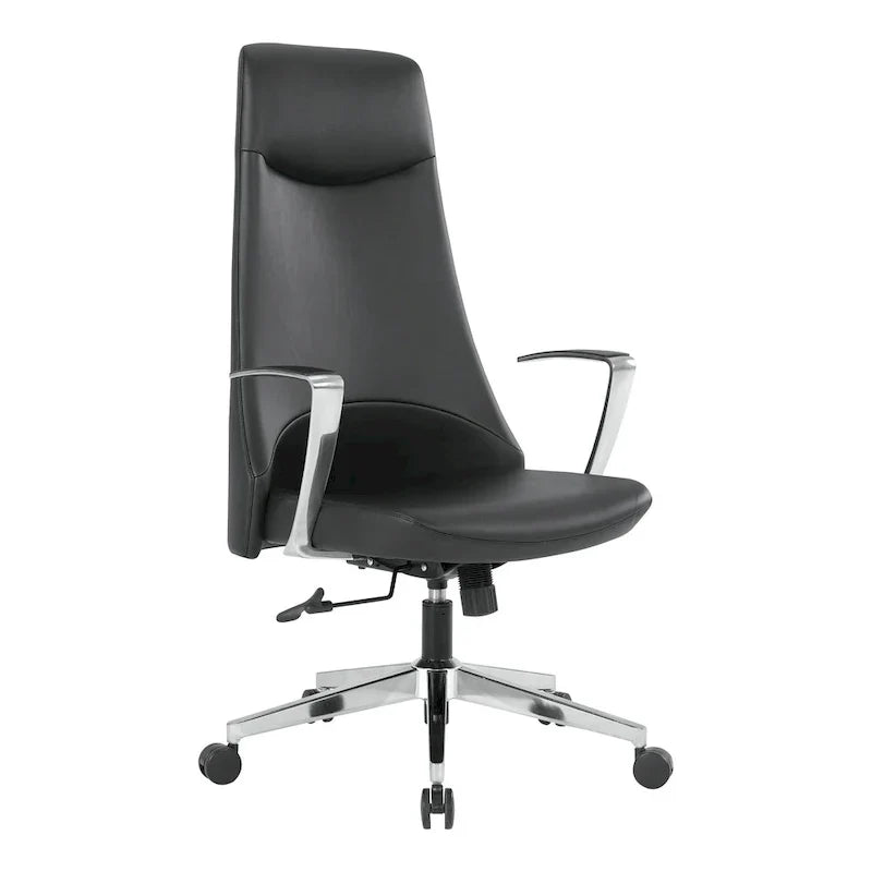 Fauteuil de bureau à dossier haut avec tissu antimicrobien