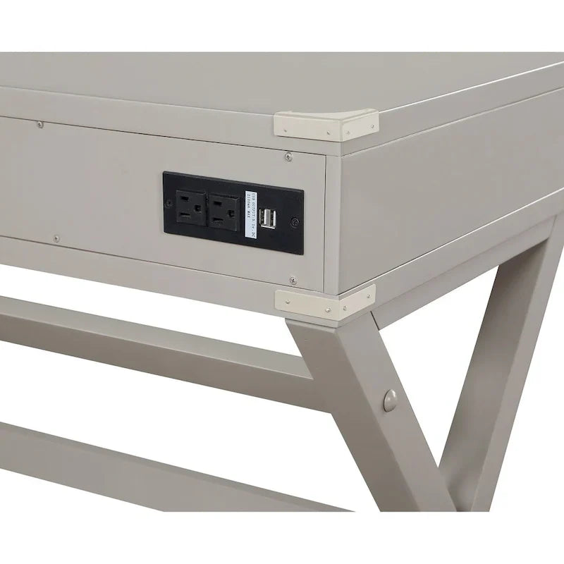 Bureau Wellington 46 po avec station d'alimentation