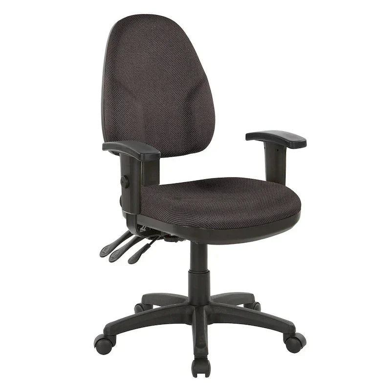 Chaise ergonomique multifonction avec hauteur de dossier réglable