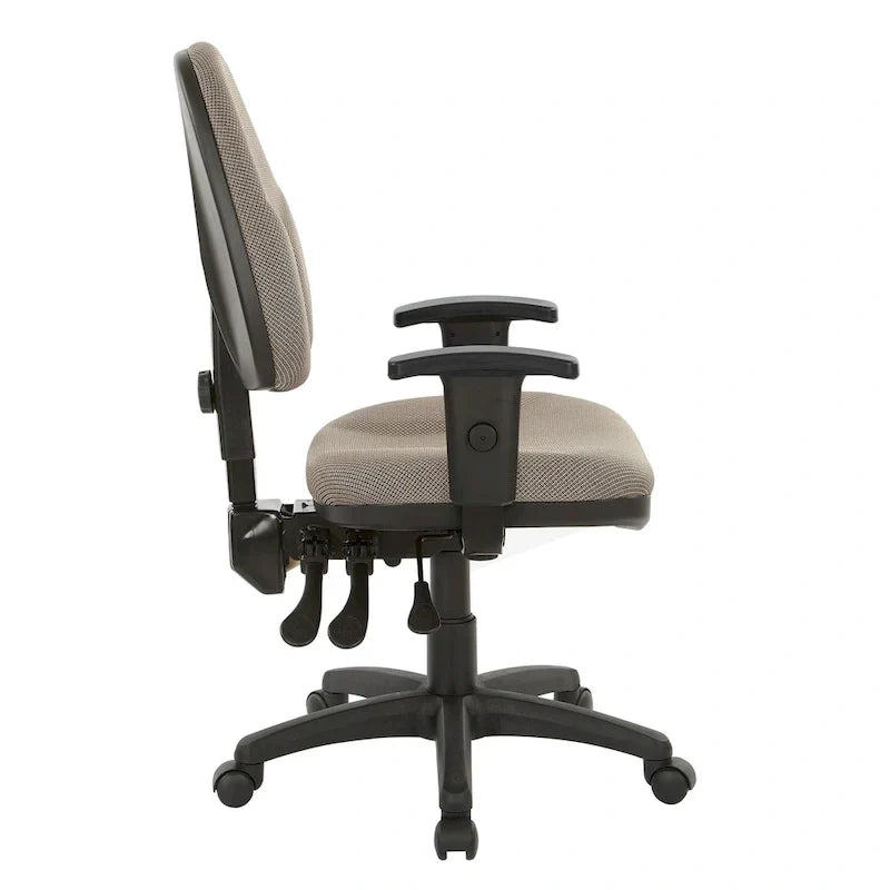 Chaise ergonomique multifonction avec hauteur de dossier réglable