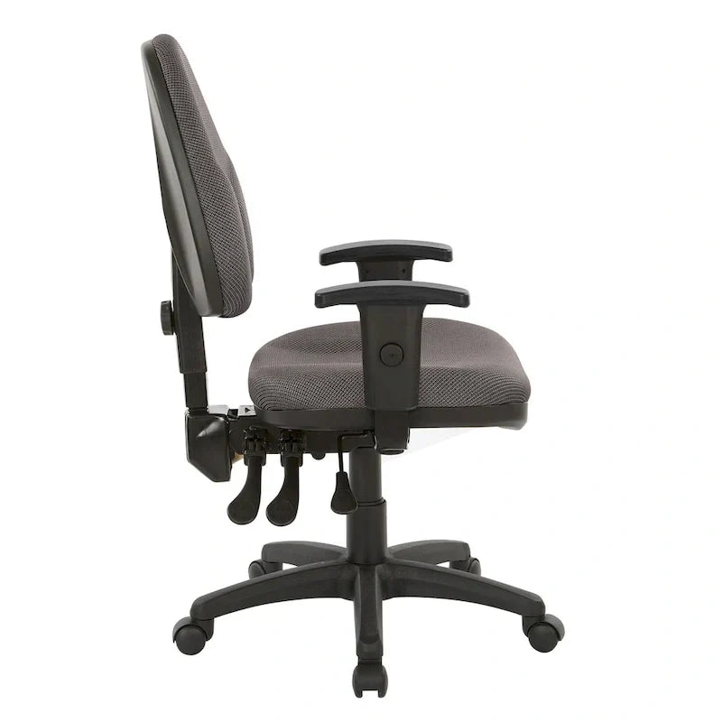 Chaise ergonomique multifonction avec hauteur de dossier réglable