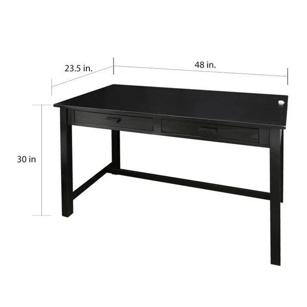 Bureau de travail Handley de Porch & Den avec tiroir latéral dissimulé