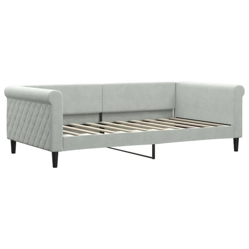 vidaXL Lit de repos Rembourré Canapé de jour pour Chambre à coucher Salon Velours