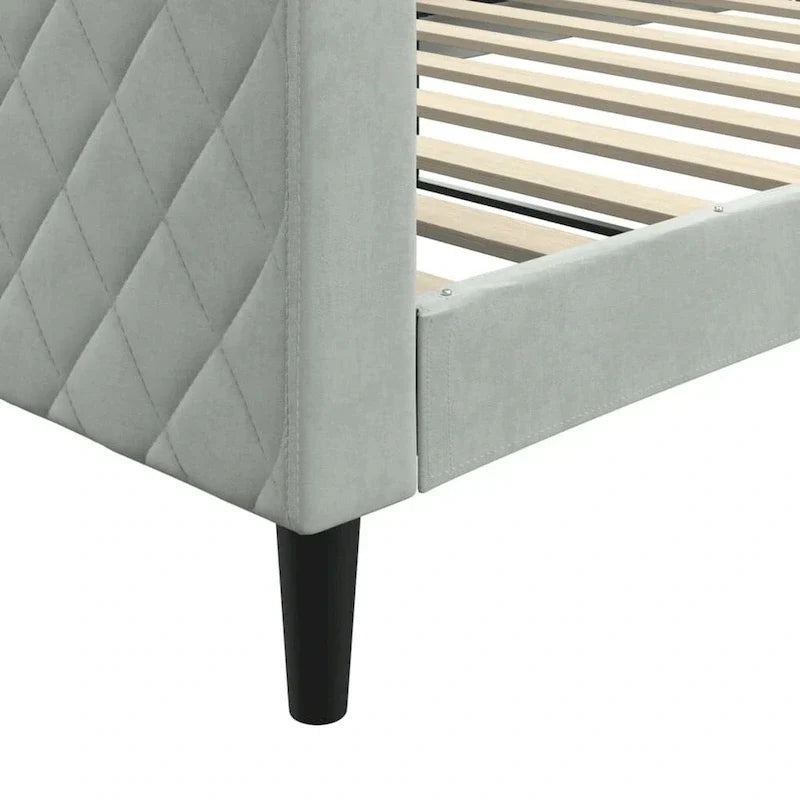 vidaXL Lit de repos Rembourré Canapé de jour pour Chambre à coucher Salon Velours