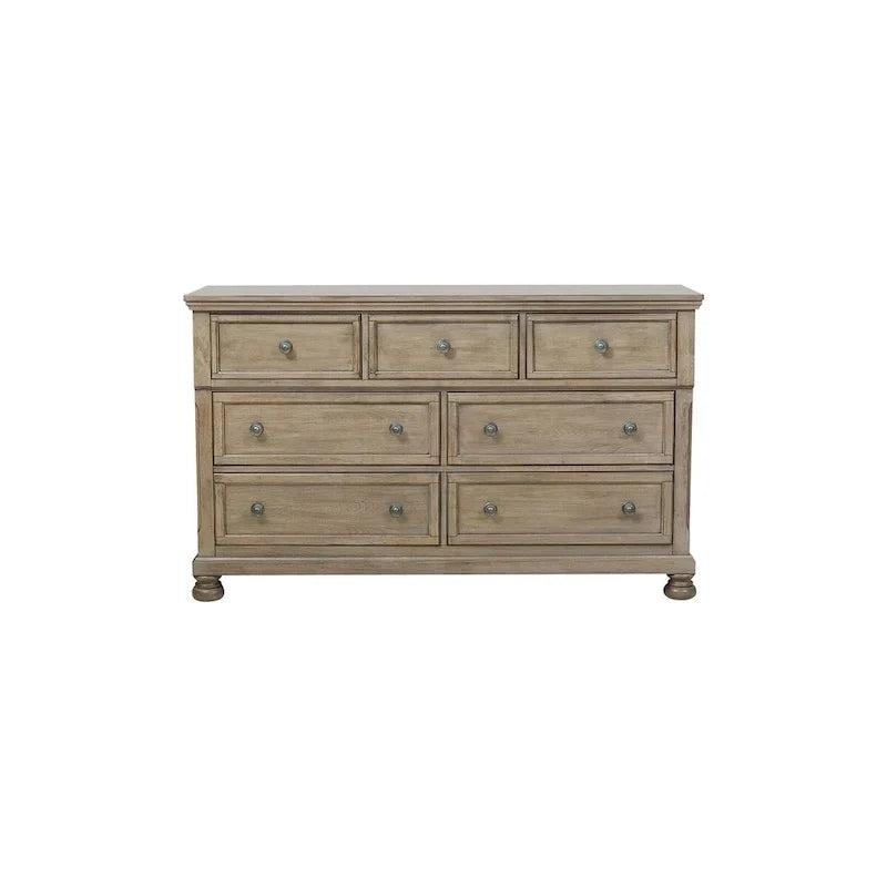 Ensemble de chambre à coucher Donald 3 pièces moderne gris avec lit traîneau de rangement et plateforme