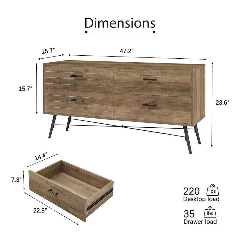 Commode 4 tiroirs