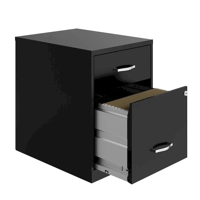 Classeur vertical Space Solutions 18 po de profondeur à 2 tiroirs de largeur lettre avec tiroir à accessoires