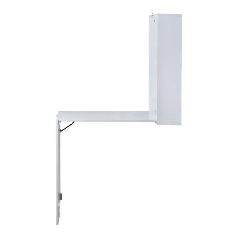 Utopia Alley – Meuble mural de bureau pliable avec tableau, blanc