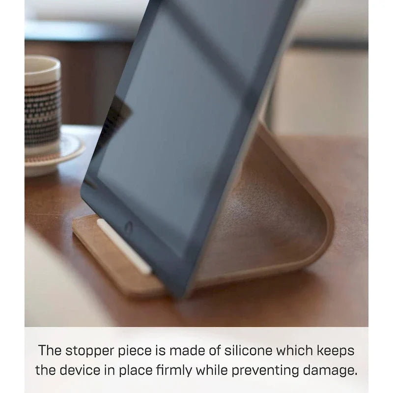 Support à tablette Yamazaki Home, Bois - L 14 x l 12 x H 11,5 cm
