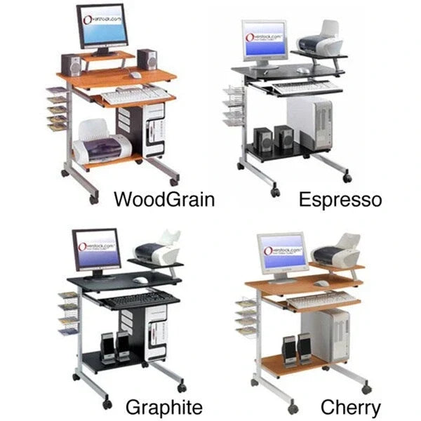 Bureau d'ordinateur compact et ergonomique