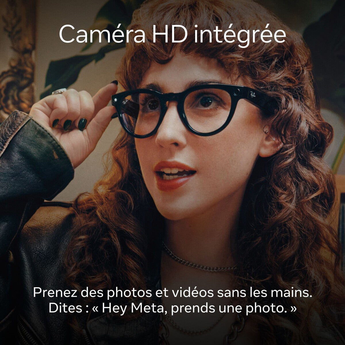 Lunettes connectées IA Meta Ray-Ban Skyler (Gen 1) Monture Noir brillant taille standard