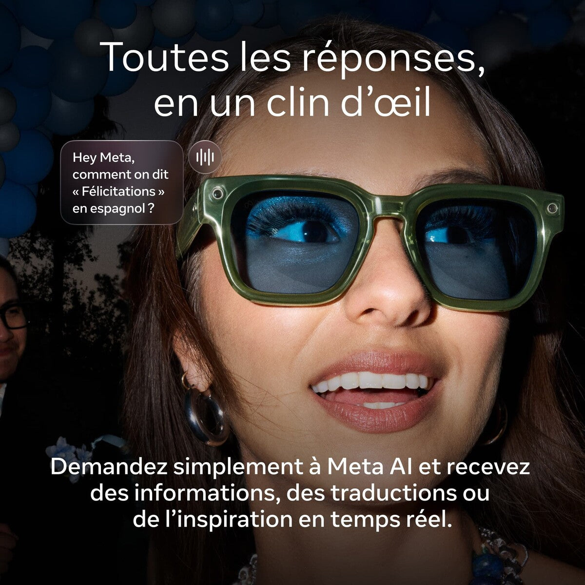 Lunettes connectées IA Meta Adventurer Standard Classique