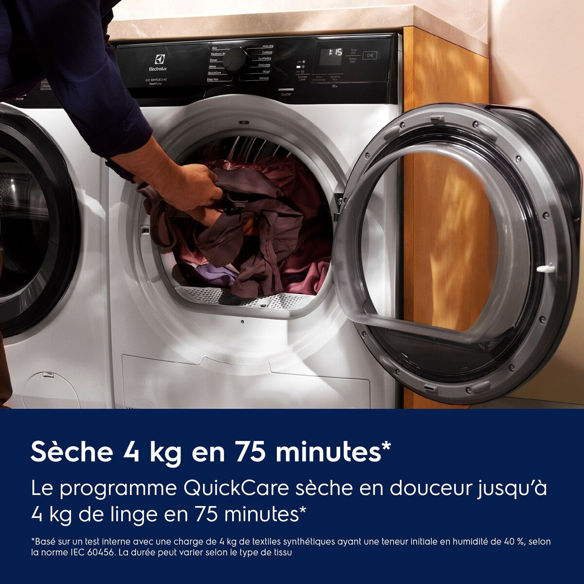 Sèche-linge pompe à chaleur Electrolux EWHE824CD Blanc