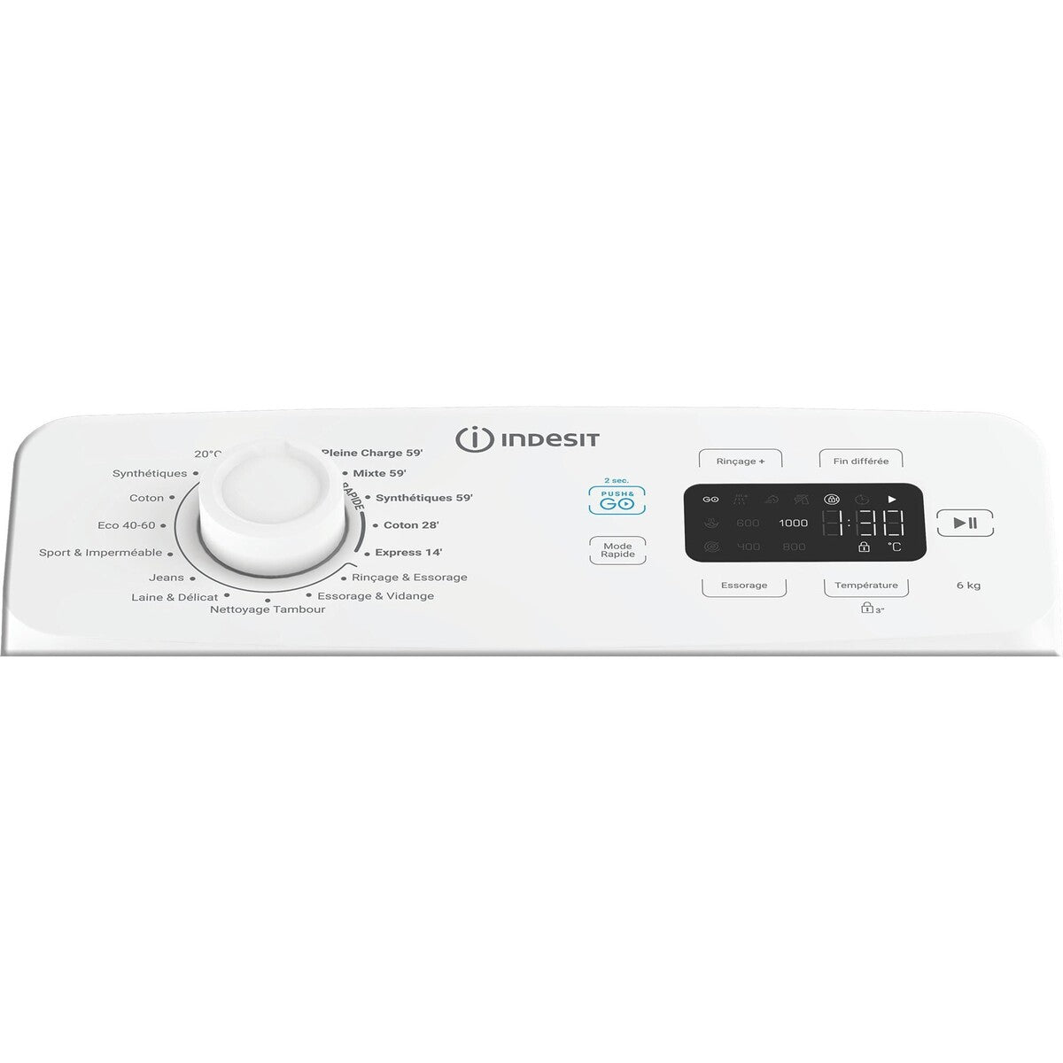 Lave-linge top Indesit TI612PUSHGOFR