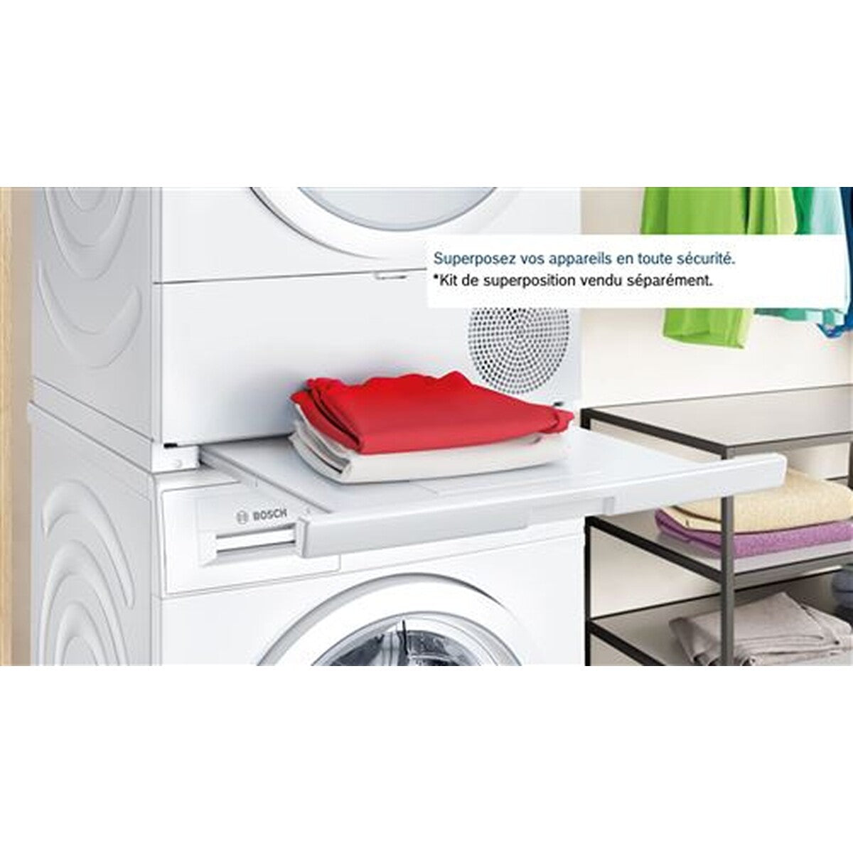 Sèche-linge pompe à chaleur Bosch WQG245DSFR