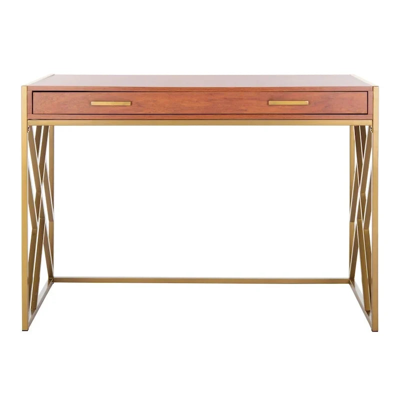 Bureau SAFAVIEH Manila moderne bicolore à 1 tiroir