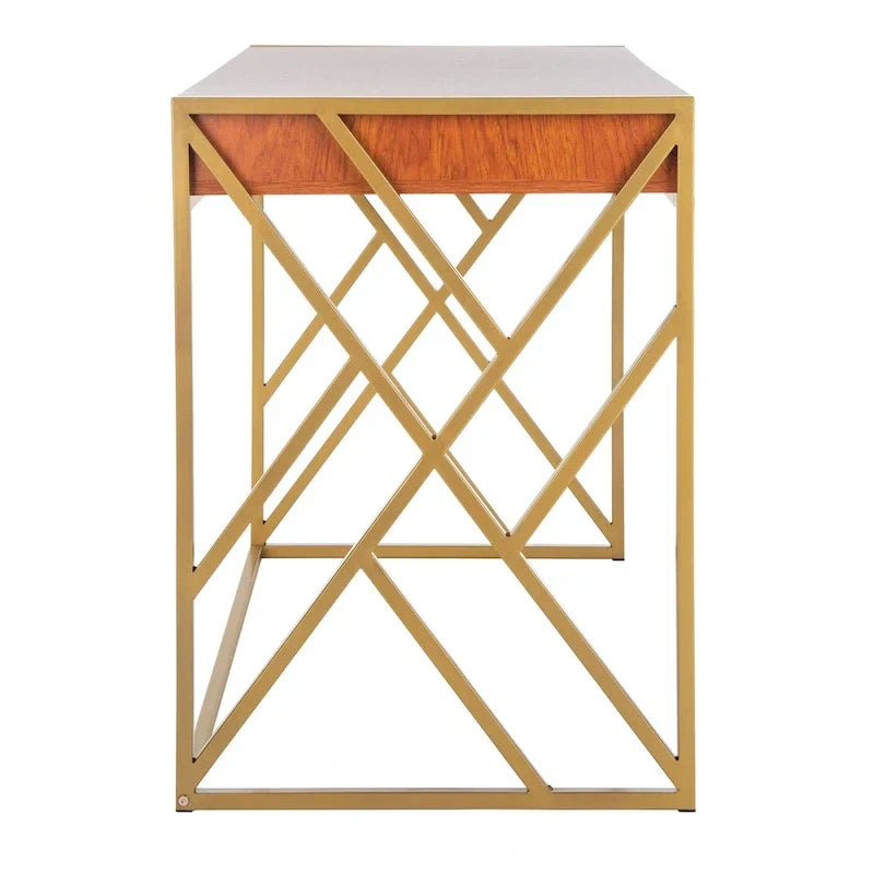 Bureau SAFAVIEH Manila moderne bicolore à 1 tiroir