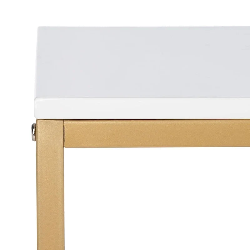 Bureau en bois brillant Aleen de SAFAVIEH