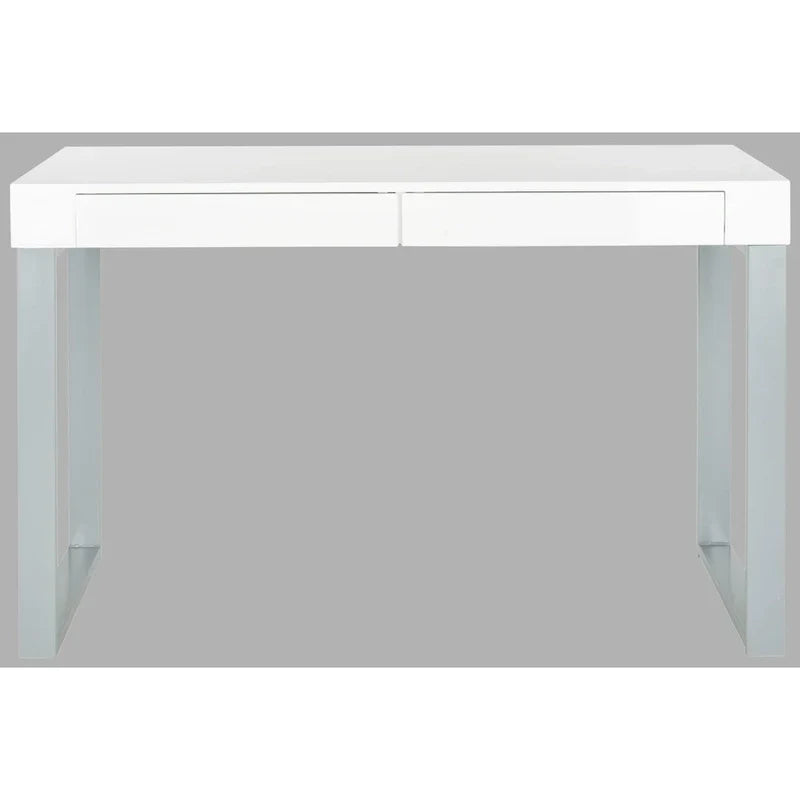 Bureau Barton blanc/gris SAFAVIEH