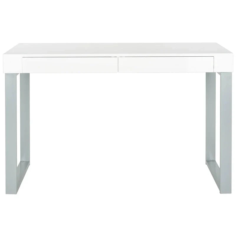 Bureau Barton blanc/gris SAFAVIEH