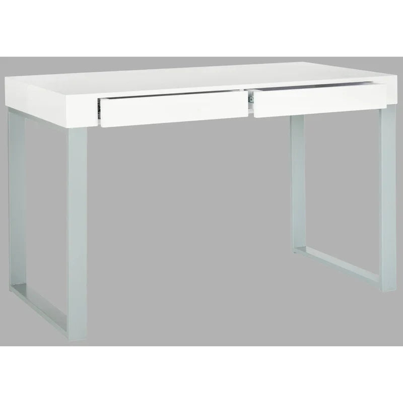 Bureau Barton blanc/gris SAFAVIEH