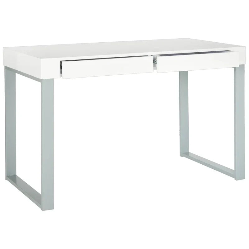 Bureau Barton blanc/gris SAFAVIEH