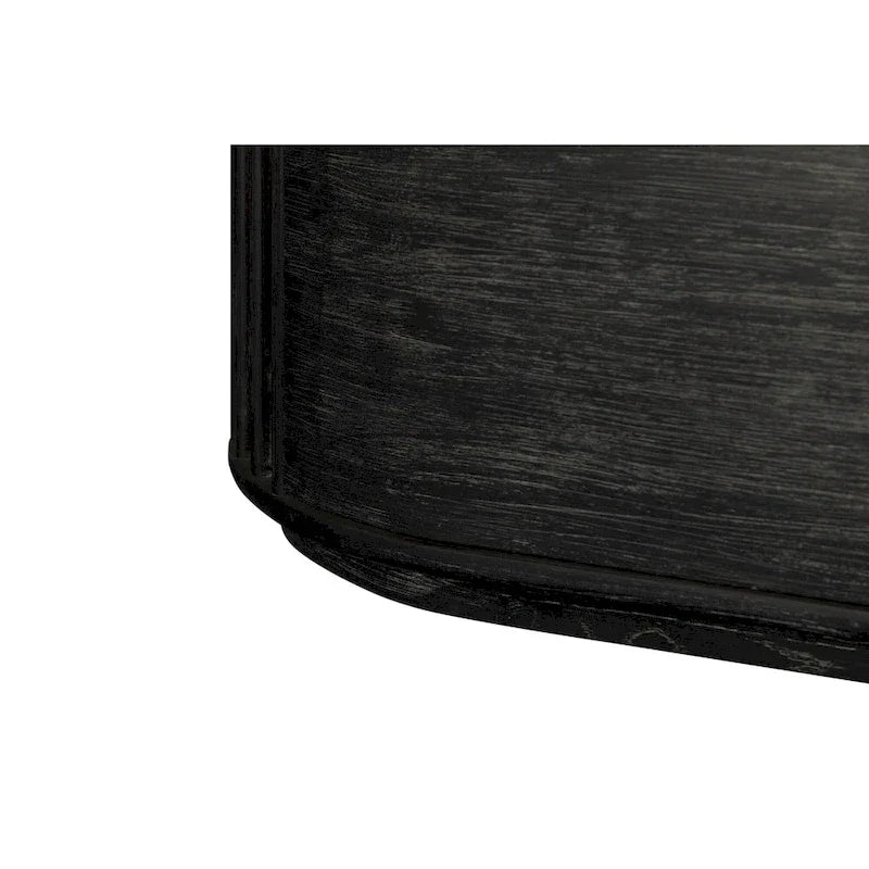 Commode moderne en acacia noir Modrest Fields