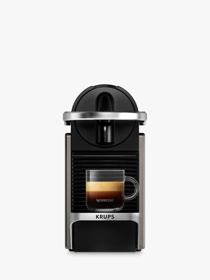 Nespresso Krups Pixie XN306T40 – Machine à café coloris titane