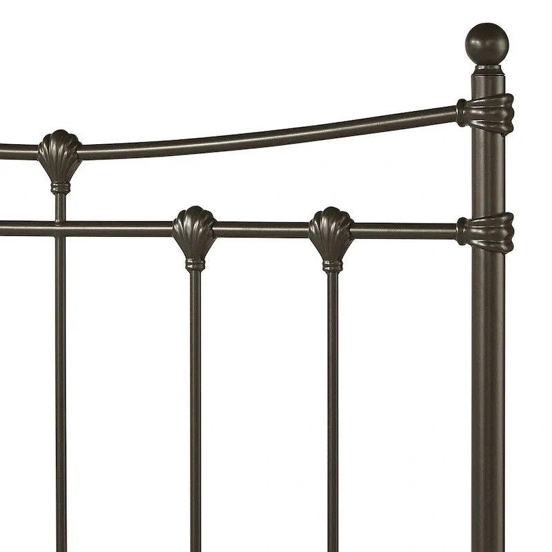 Lit en acier Xander marron foncé par iNSPIRE Q Classic