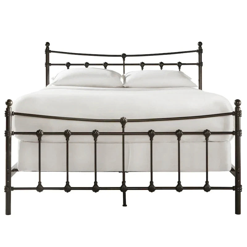 Lit en acier Xander marron foncé par iNSPIRE Q Classic