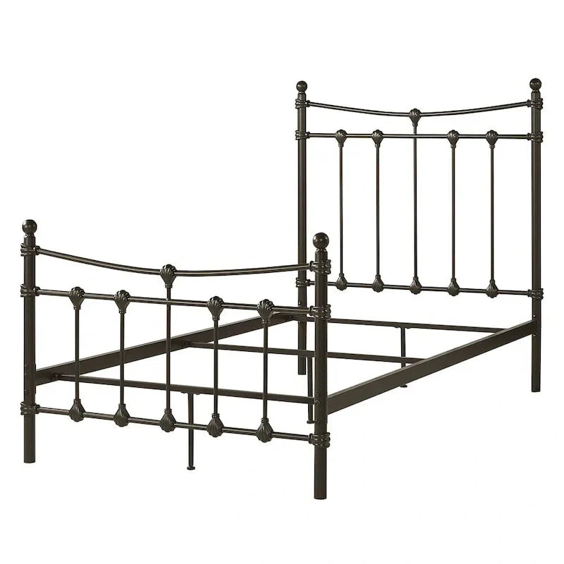 Lit en acier Xander marron foncé par iNSPIRE Q Classic