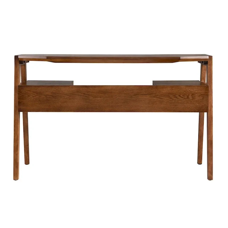SEI Furniture Casella - Bureau d'écriture style Mid-Century moderne avec rangement