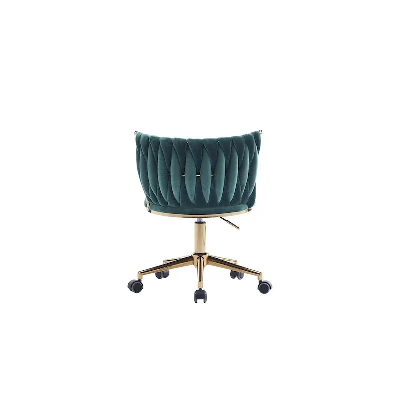 Fauteuils de bureau ergonomiques rembourrés avec roulettes pivotantes réglables