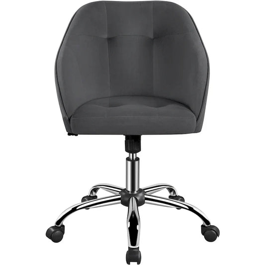 Chaise de bureau Yaheetech pour la maison, réglable en hauteur, pivotante à 360°