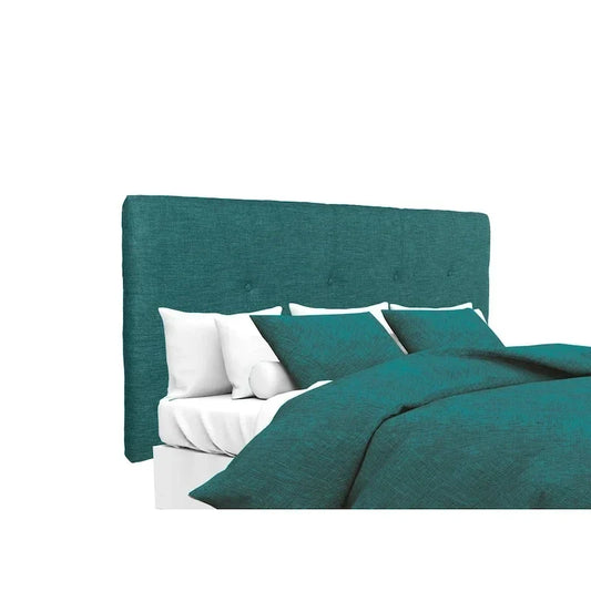 Tête de lit capitonnée en tissu Zenith Teal Key Largo par MJL Furniture Ali