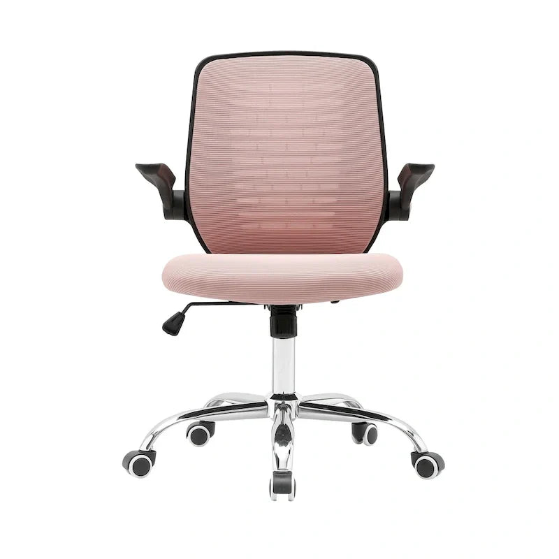 Chaise de bureau Porthos Home Hank, dossier en maille, siège réglable en hauteur