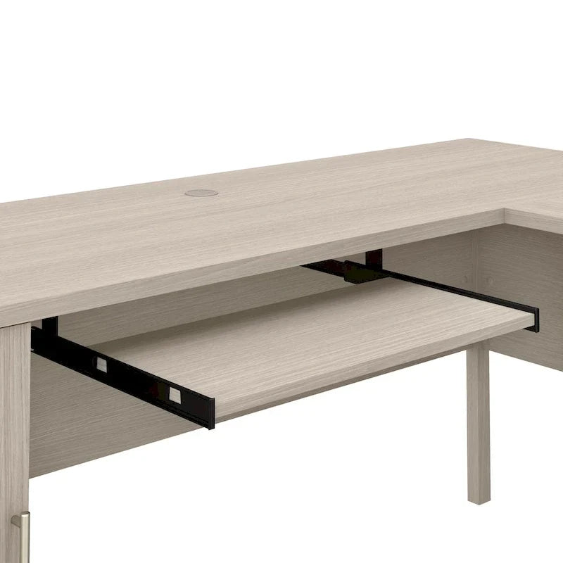Bureau d'angle en L 60" Bush Furniture Somerset avec huche de rangement