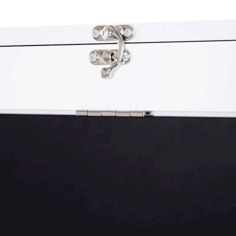 HOMCOM Bureau mural pliable : Tableau noir, rangements pour livres - Gain de place