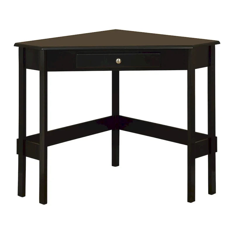 Bureau d'angle contemporain en bois à 1 tiroir